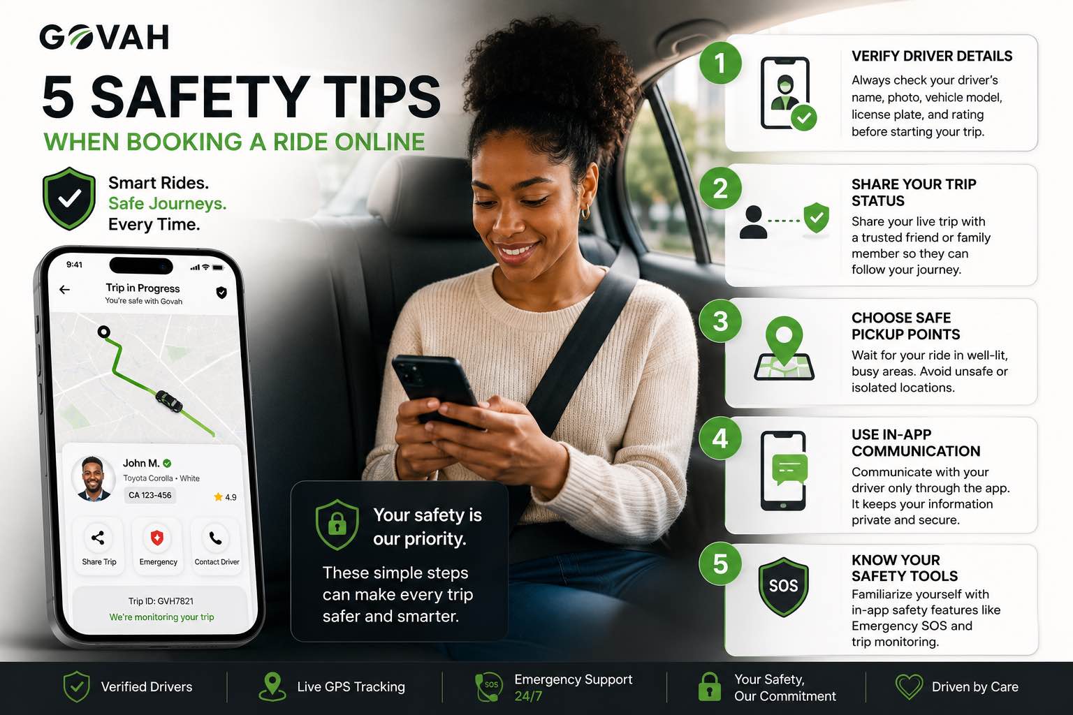 5 Safety Tips When Booking a Ride Online