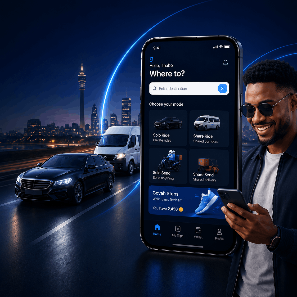 The Govah Rider App